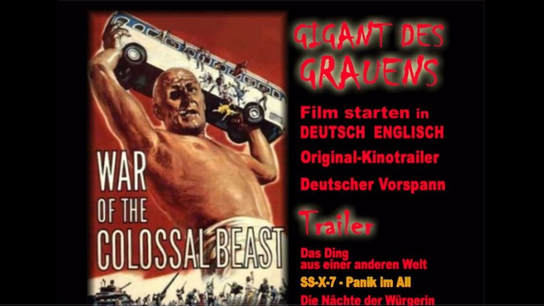 (Bild für) Gigant des Grauens - 1958 (DVD+R uncut)