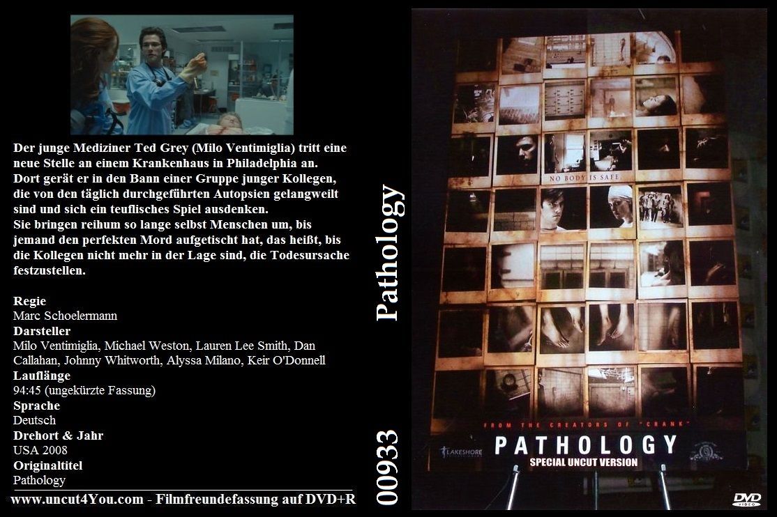 (Bild für) Pathology - Jeder hat ein Geheimnis - 2008 (DVD+R uncut)