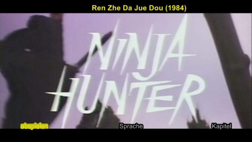 (Bild für) Ninja Hunter - 1984 (DVD+R uncut)