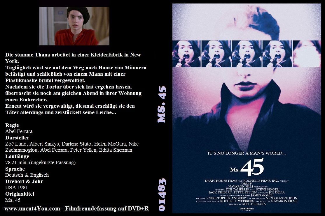 (Bild für) MS. 45 (DVD+R unrated)