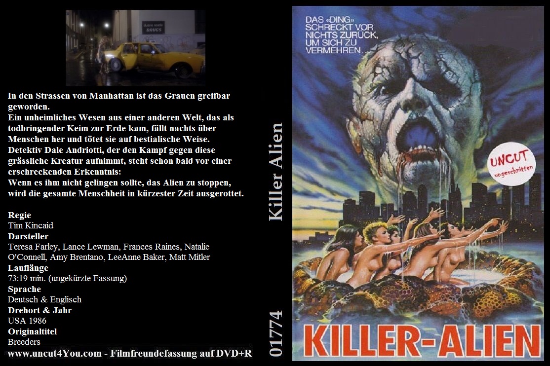 (Bild für) Killer Alien - 1986 (DVD+R uncut)
