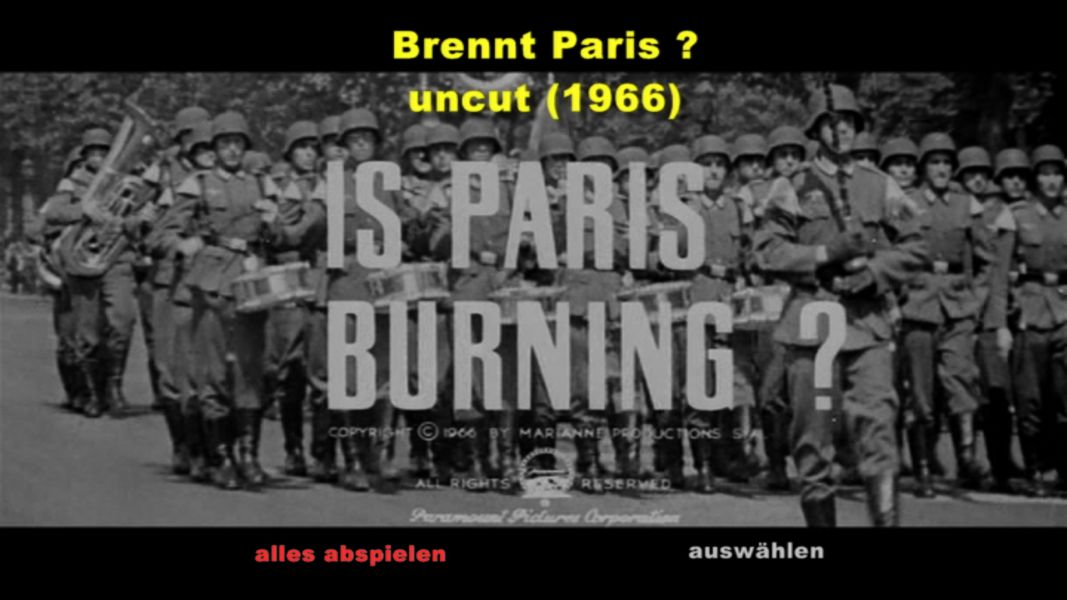 (Bild für) Brennt Paris? - 1966 (DVD+R uncut)