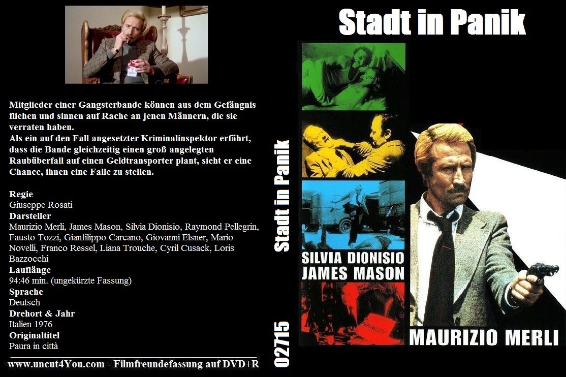 (Bild für) Stadt in Panik - 1976 (DVD+R uncut)