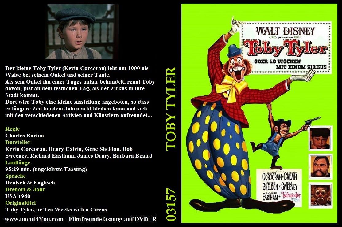 (Bild für) Toby Tyler - 1960 (DVD+R uncut)