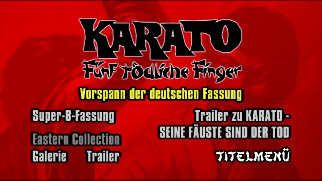 (Bild für) Karato - Fünf tödliche Finger - 1972 (DVD+R uncut)