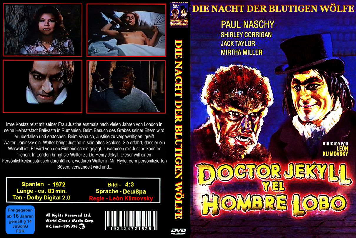 (Bild für) Die Nacht der blutigen Wölfe - 1972 (DVD+R uncut)