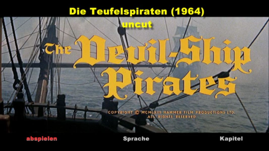 (Bild für) Die Teufelspiraten - 1964 (DVD+R uncut)
