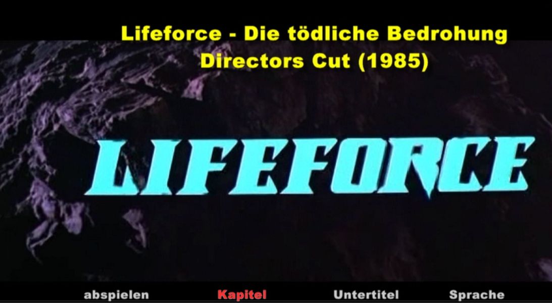 (Bild für) Lifeforce - Die tödliche Bedrohung - XXL - 1985 (DVD+R uncut)