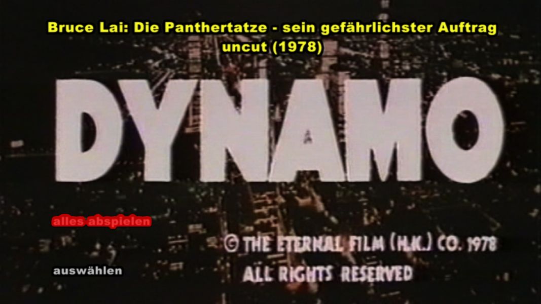 (Bild für) Die Panthertatze - 1978 (DVD+R uncut)
