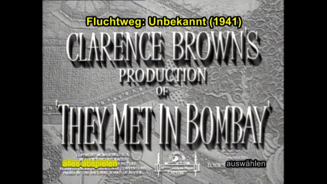 (Bild für) Fluchtweg unbekannt - 1941 (DVD+R uncut)