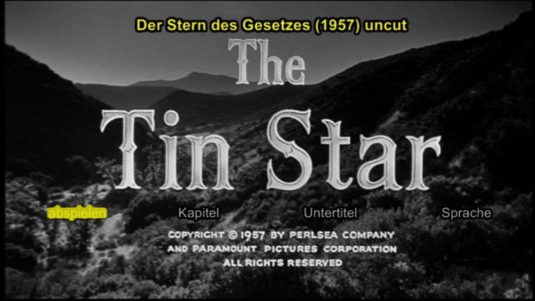 (Bild für) Der Stern des Gesetzes - 1957 (DVD+R uncut)