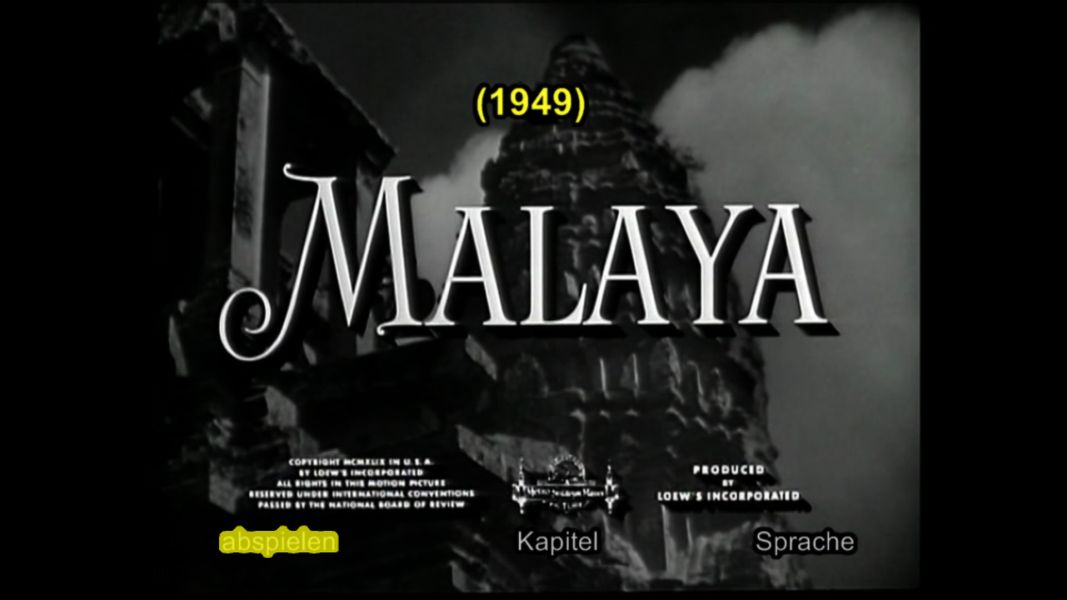(Bild für) Malaya - 1949 (DVD+R uncut)