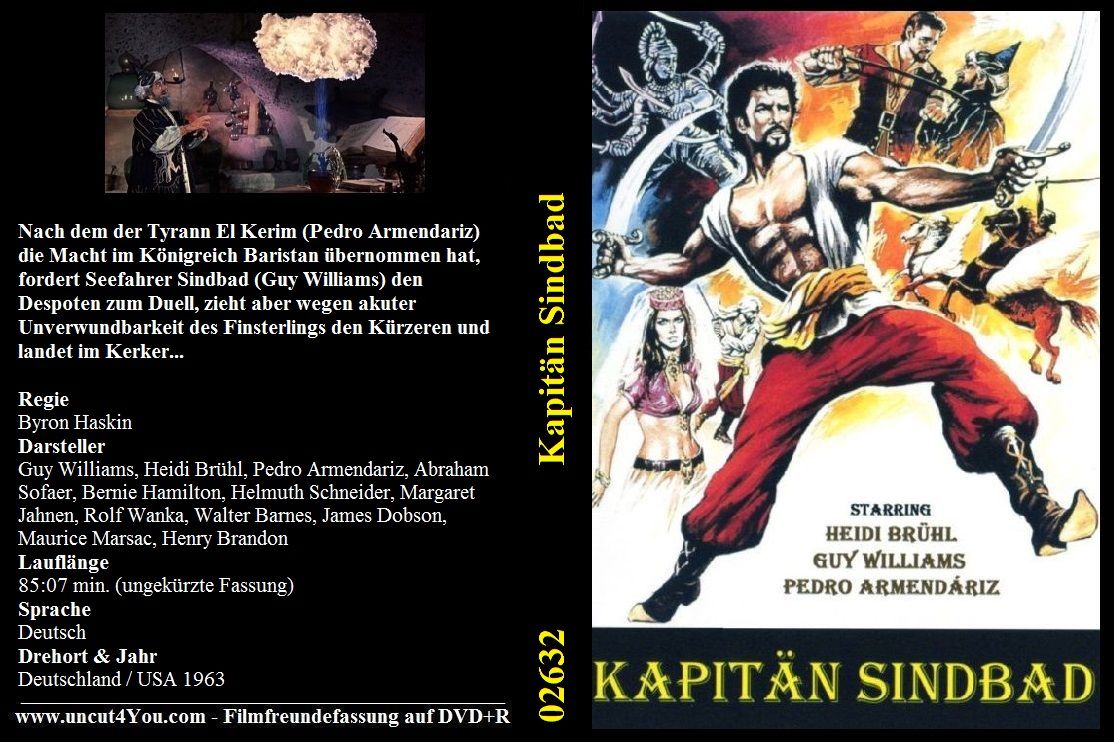 (Bild für) Kapitän Sindbad - 1963 (DVD+R uncut)