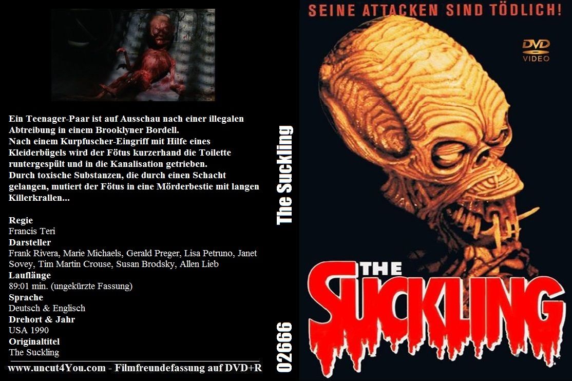 (Bild für) The Suckling - 1990 (DVD+R uncut)