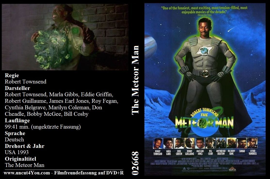 (Bild für) The Meteor Man (DVD+R uncut) Gratis ohne Cover