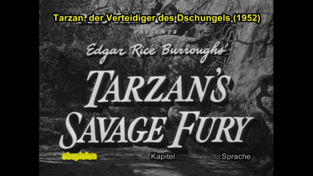 (Bild für) Tarzan - Der Verteidiger des Dschungels - 1952 (DVD+R uncut)