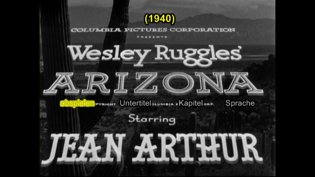 (Bild für) Arizona - 1940 (DVD+R uncut)