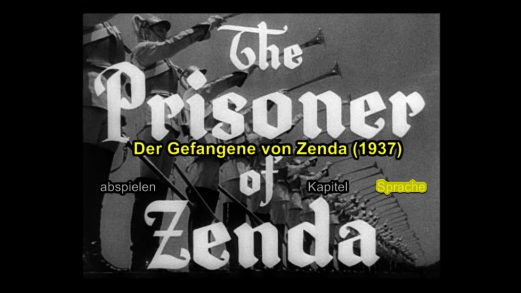 (Bild für) Der Gefangene von Zenda - 1937 (DVD+R uncut)