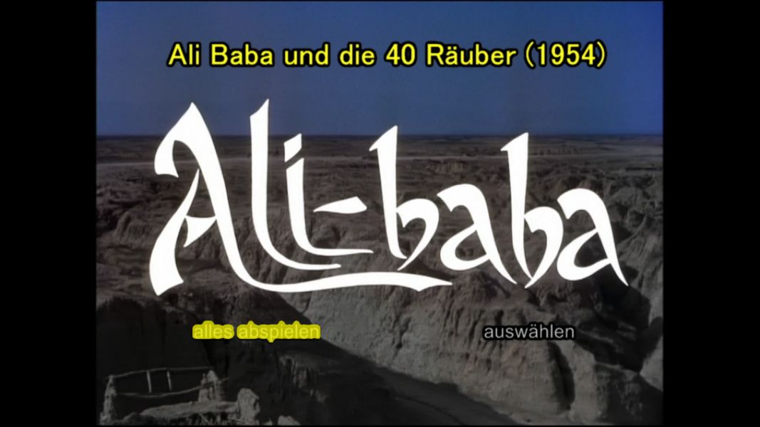 (Bild für) Ali Baba und die 40 Räuber - 1954 (DVD+R uncut)