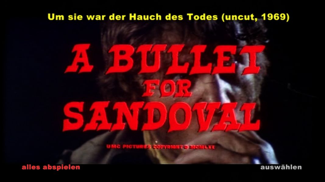 (Bild für) Um sie war der Hauch des Todes - 1969 (DVD+R uncut)