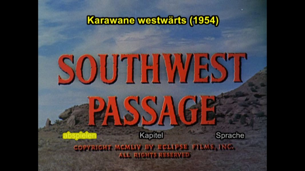 (Bild für) Karawane westwärts - 1954 (DVD+R uncut)