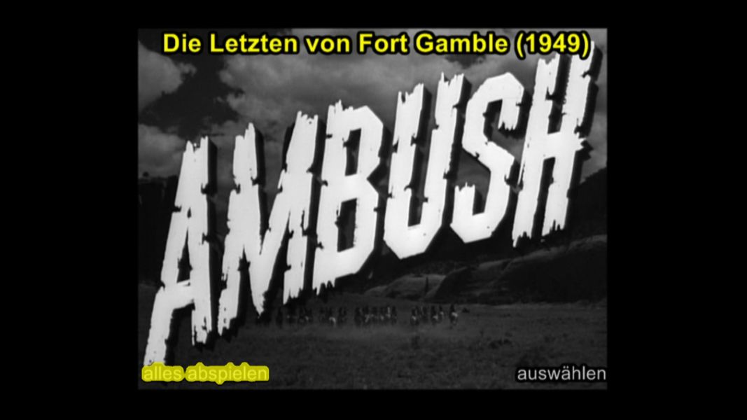 (Bild für) Ambush - 1950 (DVD+R uncut)