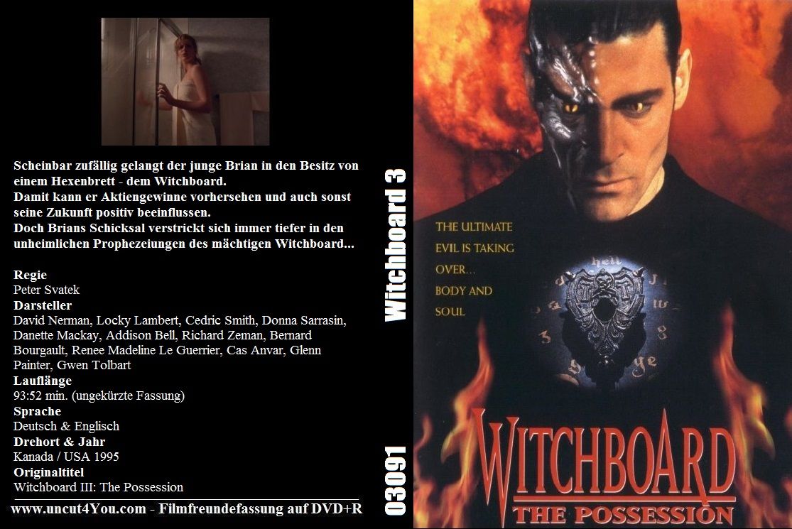 (Bild für) Witchboard 3 - The Possession - 1995 (DVD+R uncut)