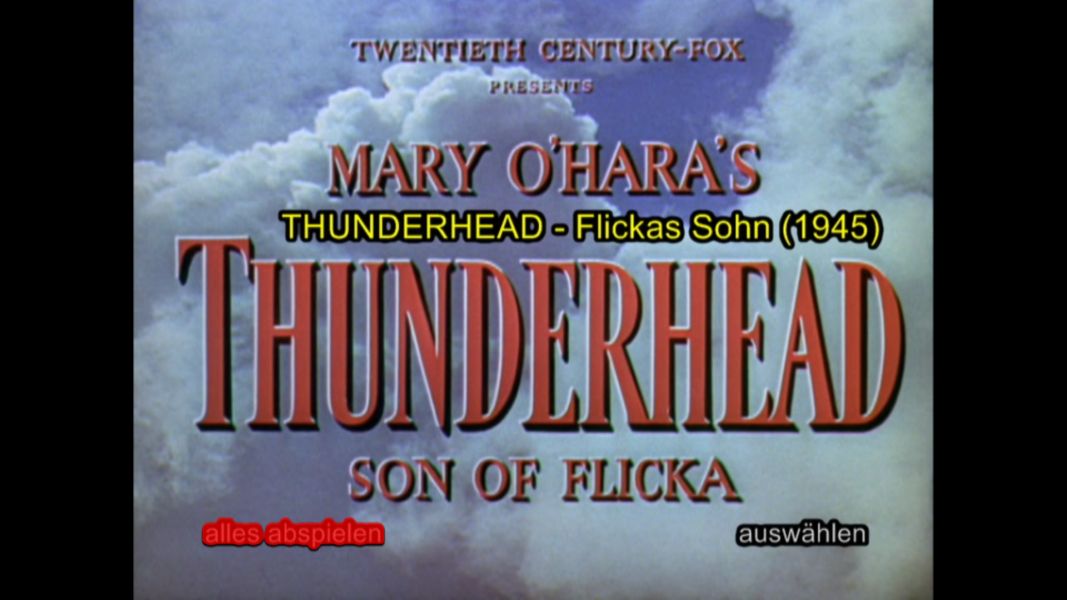 (Bild für) Thunderhead - Sohn von Flicka - 1945 (DVD+R uncut)