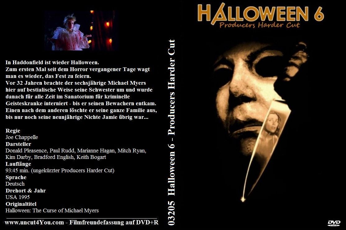 (Bild für) Halloween 6 - Producers Harder Cut - 1995 (DVD+R uncut)