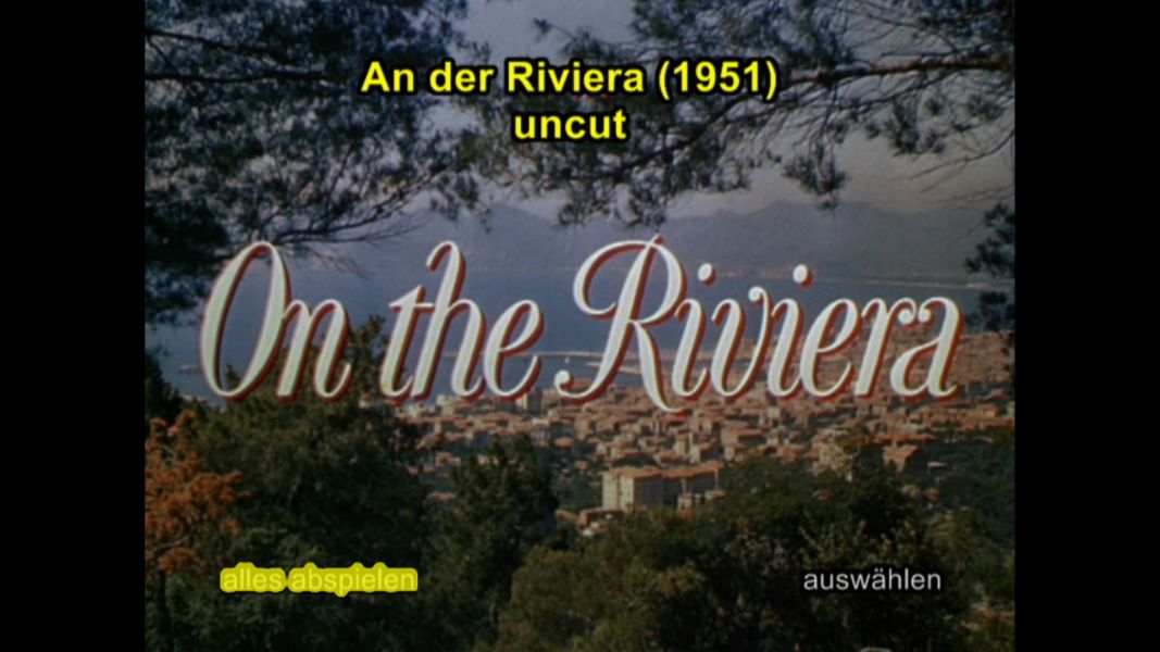 (Bild für) An der Riviera - 1951 (DVD+R uncut)