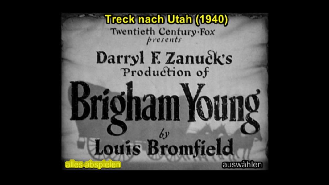 (Bild für) Treck nach Utah - 1940 (DVD+R uncut)
