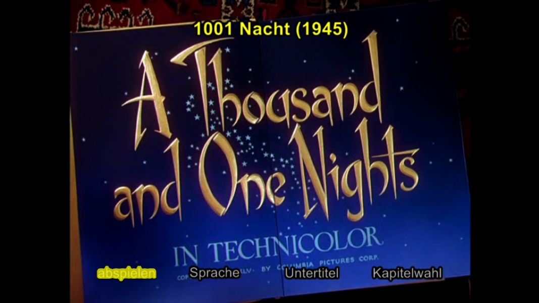 (Bild für) 1001 Nacht - 1945 (DVD+R uncut)