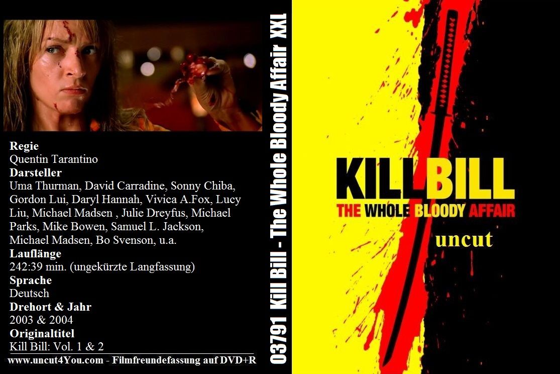 (Bild für) Kill Bill - The Whole Bloody Affair - XXL Langfassung (DVD+R uncut)