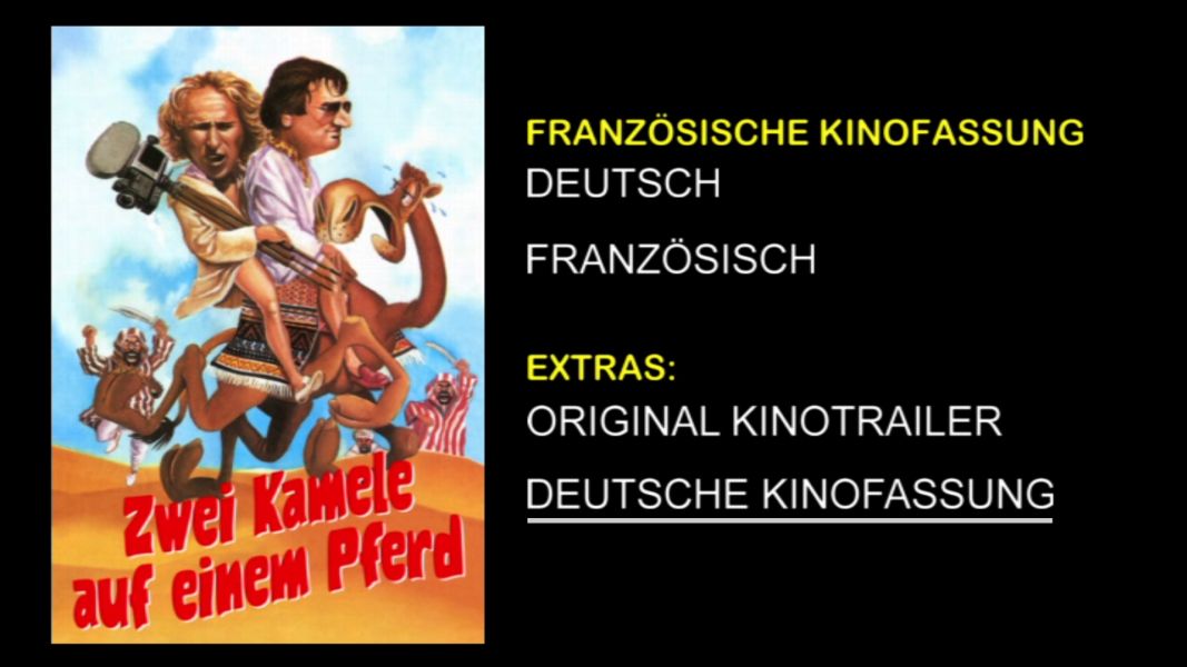 (Bild für) Zwei Kamele auf einem Pferd - 1980 (DVD+R uncut)