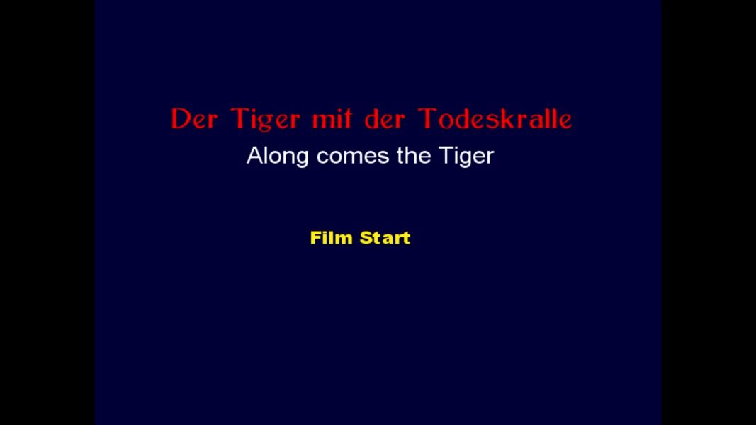 (Bild für) Der Tiger mit der Todeskralle - 1977 (DVD+R uncut) Gratis ohne Cover
