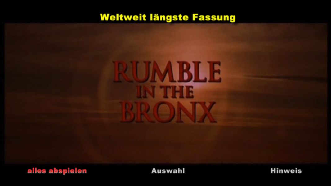 (Bild für) Rumble in the Bronx - 1995 (DVD+R uncut)