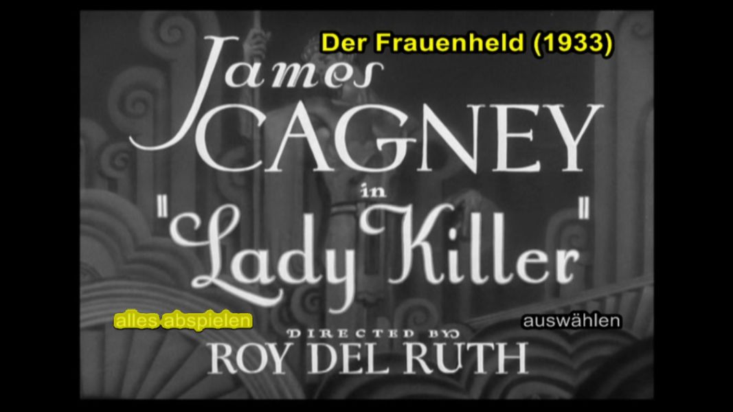 (Bild für) Lady Killer - 1933 (DVD+R uncut)