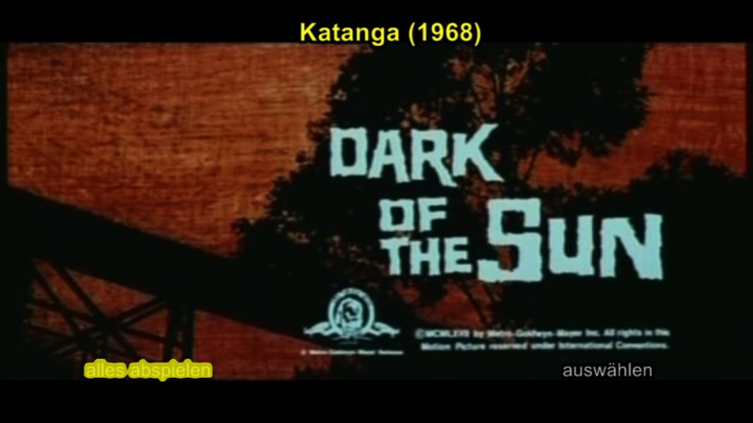 (Bild für) Katanga - 1968 (DVD+R uncut)