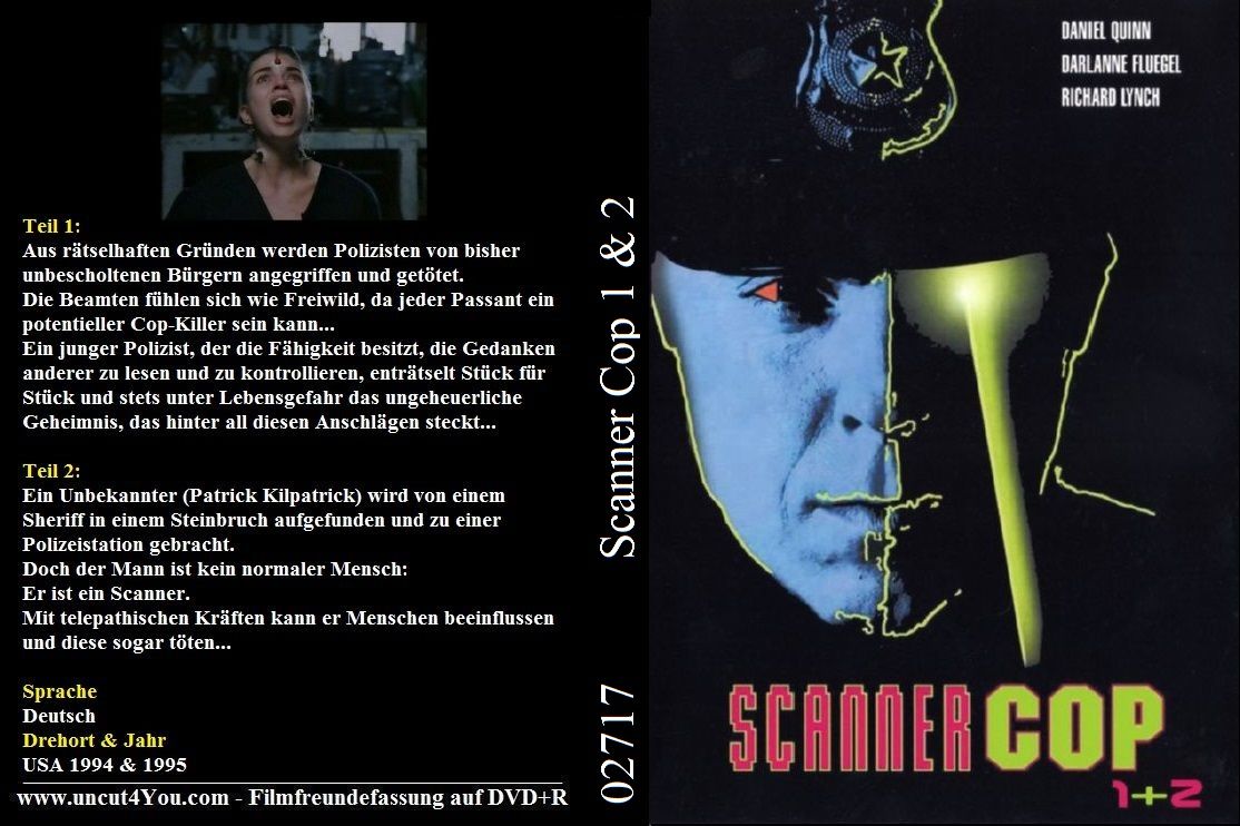 (Bild für) Scanner Cop 1 & 2 - 1994/1995 (DVD+R uncut)