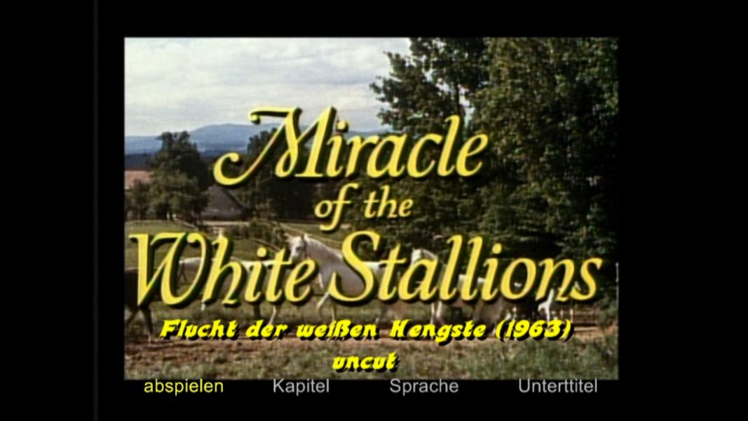 (Bild für) Die Flucht der weißen Hengste - 1963 (DVD+R uncut)