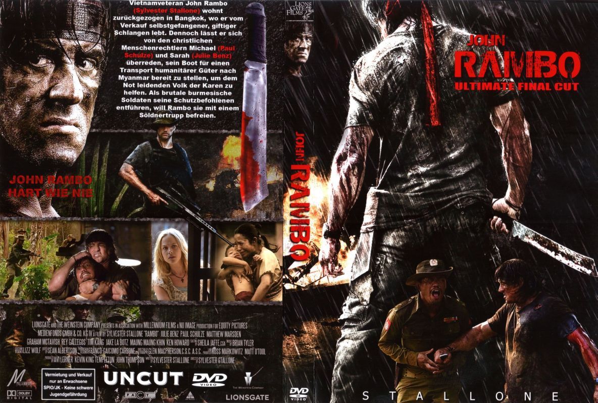 (Bild für) John Rambo - Ultimate Final Cut - 2008 (DVD+R uncut)