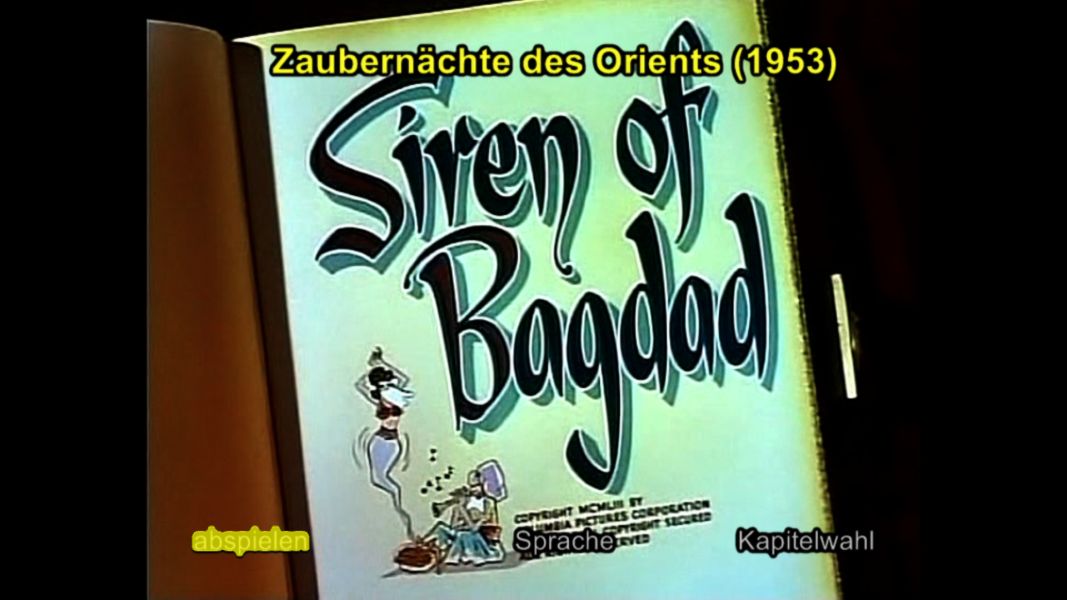 (Bild für) Zaubernächte des Orients - 1953 (DVD+R uncut)