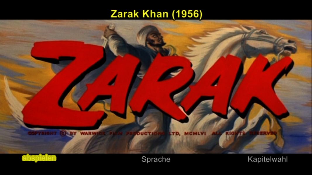 (Bild für) Zarak Khan - 1956 (DVD+R uncut)