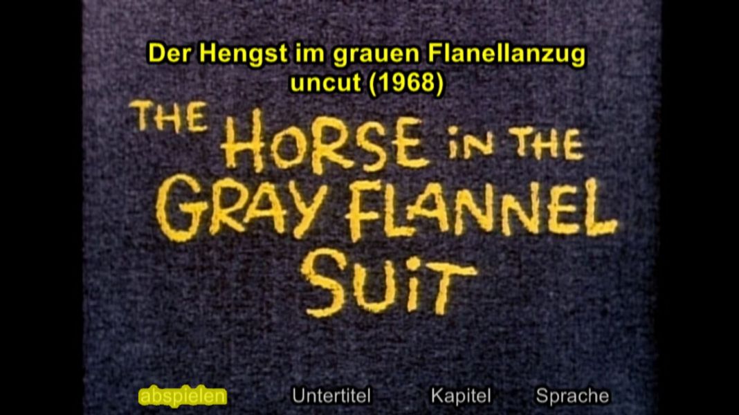 (Bild für) Der Hengst im grauen Flanellanzug - 1968 (DVD+R uncut)