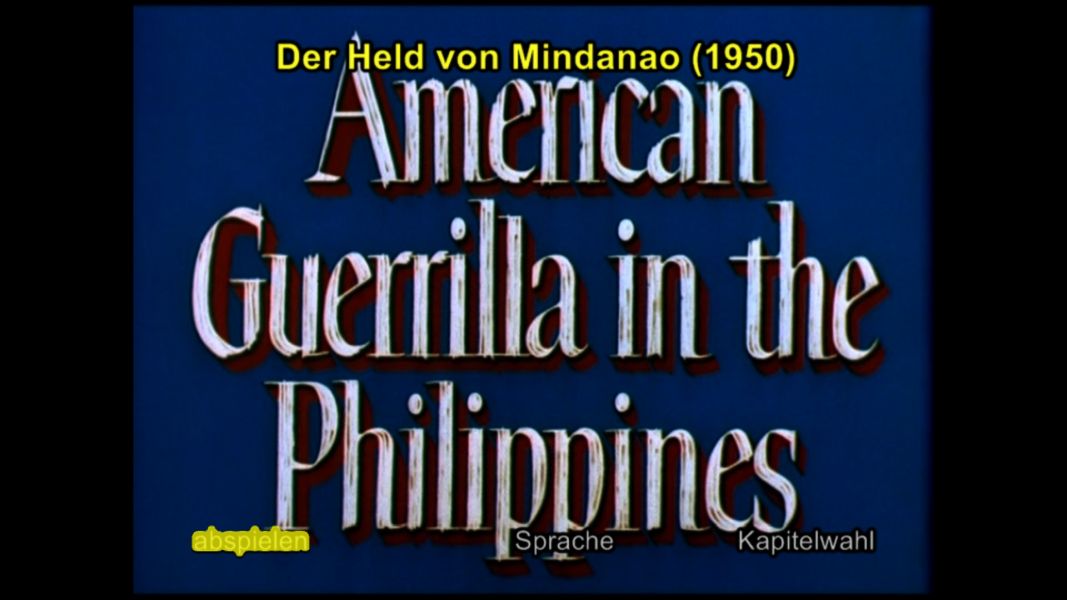 (Bild für) Der Held von Mindanao - 1950 (DVD+R uncut)