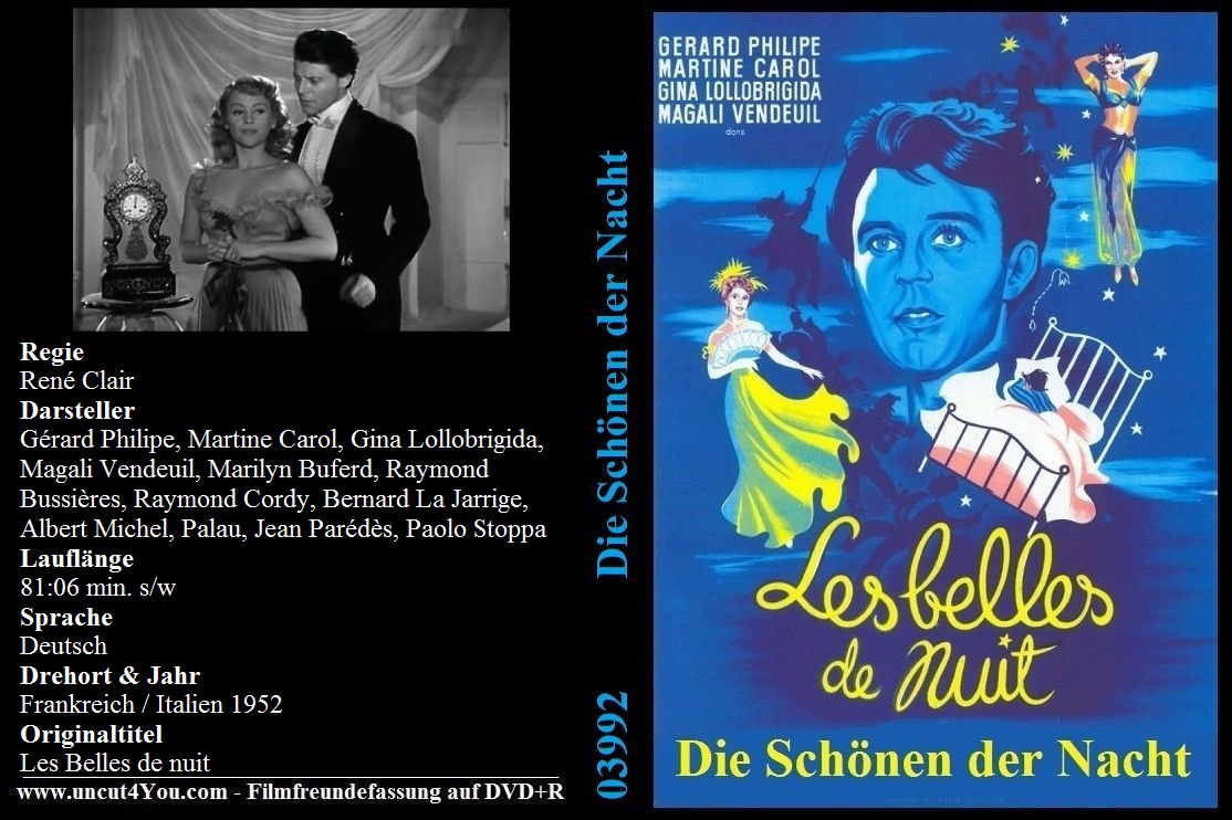 (Bild für) Die Schönen der Nacht - 1952 (DVD+R)