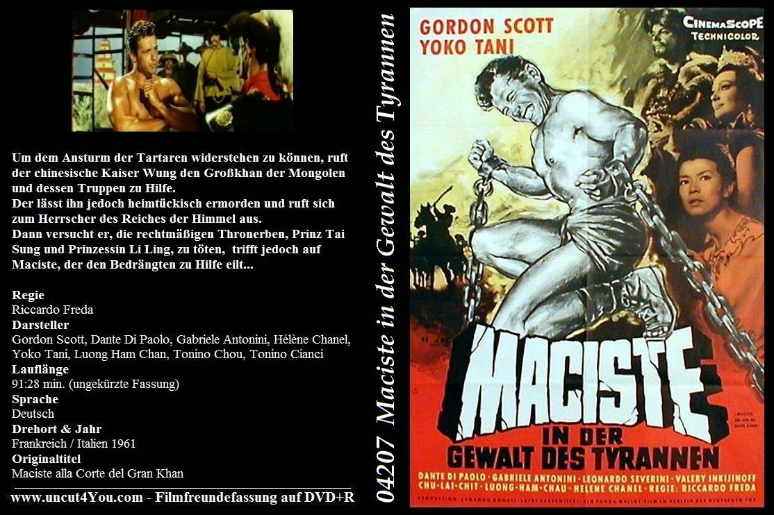 (Bild für) Maciste in der Gewalt des Tyrannen - 1961 (DVD+R uncut)