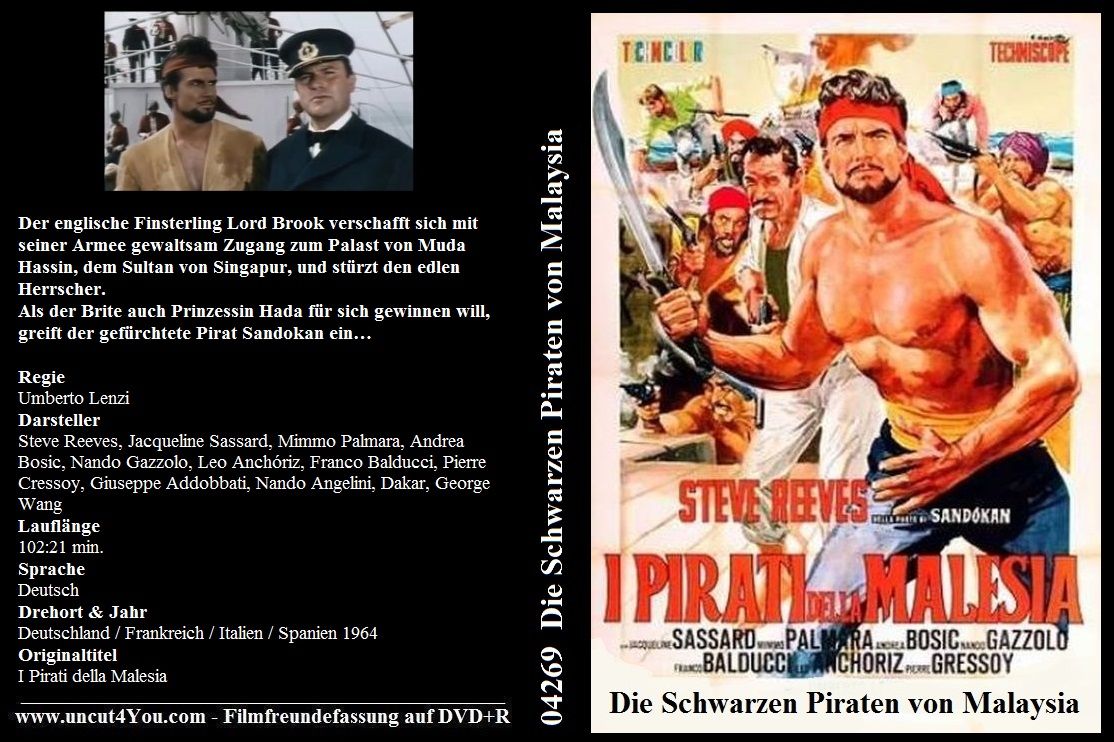 (Bild für) Die Schwarzen Piraten von Malaysia - 1964 (DVD+R)