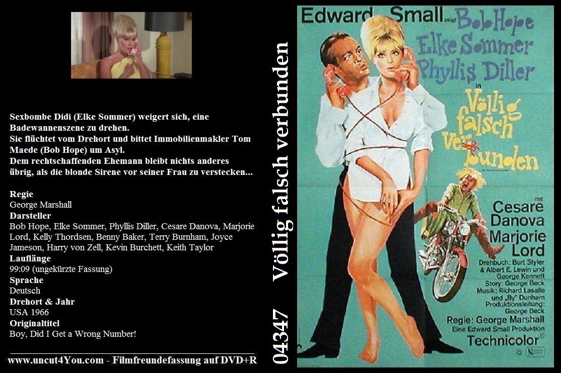 (Bild für) Völlig falsch verbunden - 1966 (DVD+R uncut)