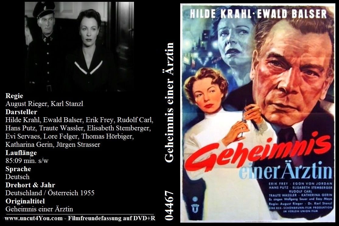 (Bild für) Geheimnis einer Ärztin - 1955 (DVD+R)